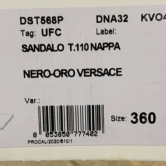 **SOLD**Versace Medusa Chain High-Heeled Sandals 36 - Picture 6 of 12